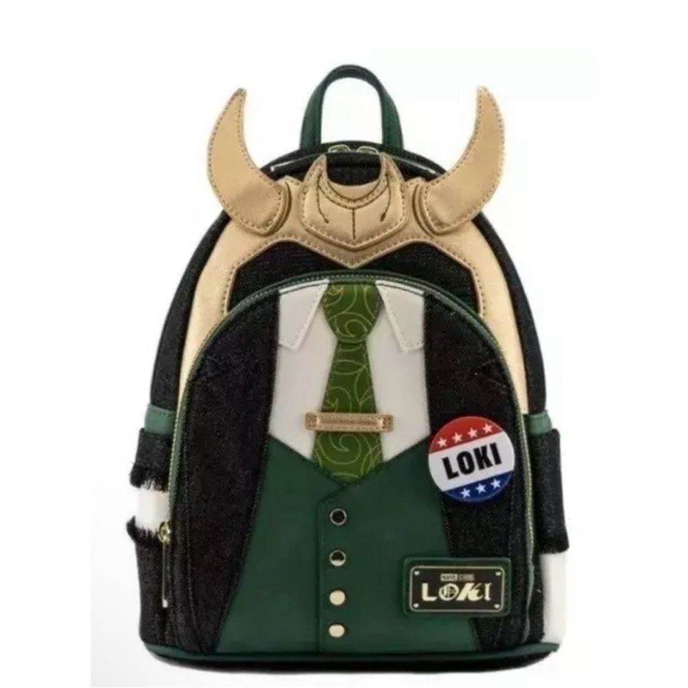 Loungefly Loki Green Backpack